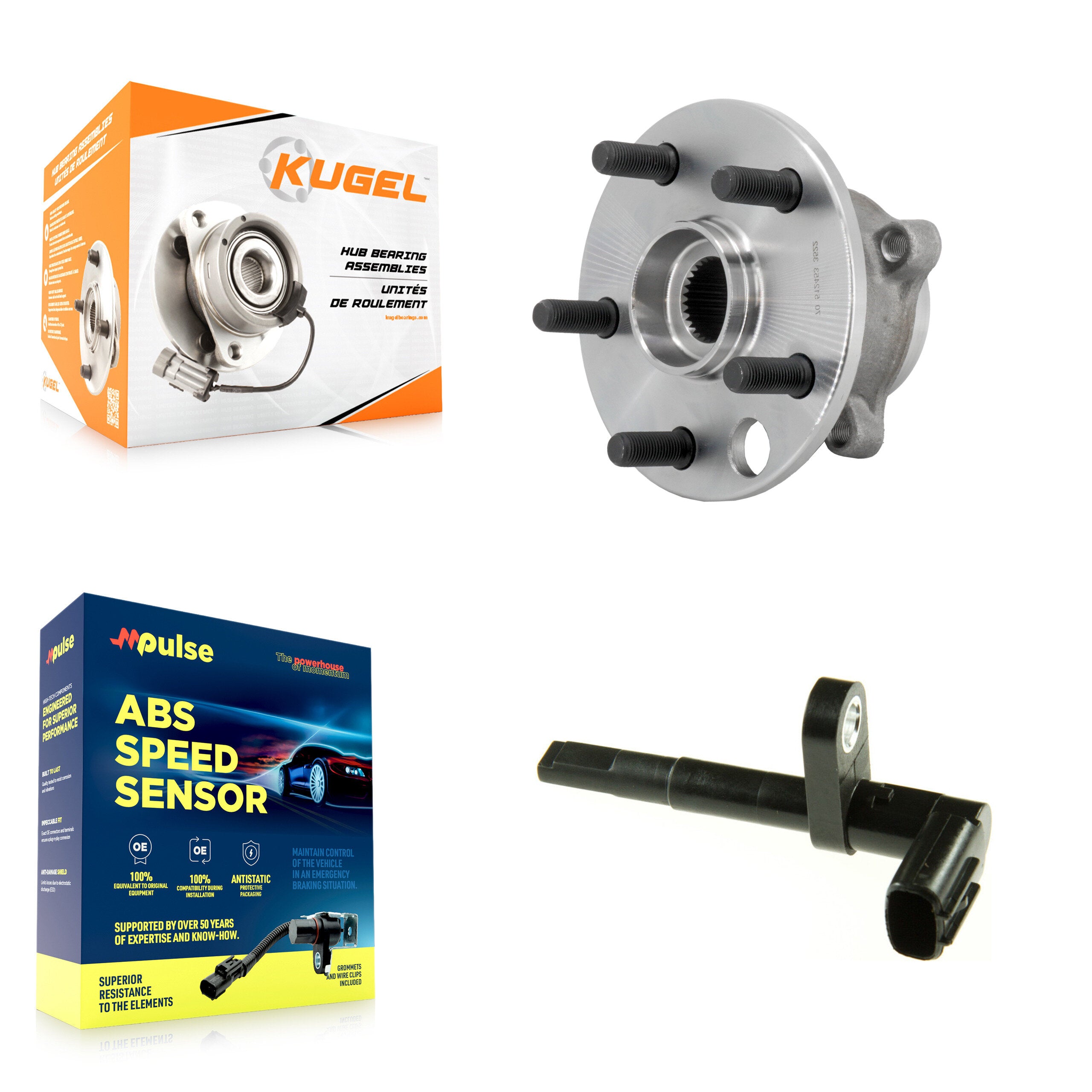 Rear Wheel Hub Bearing & ABS Sensor Kit For Lexus LS460 LS600h LS500 Toyota Mirai LS500h K7S-103402