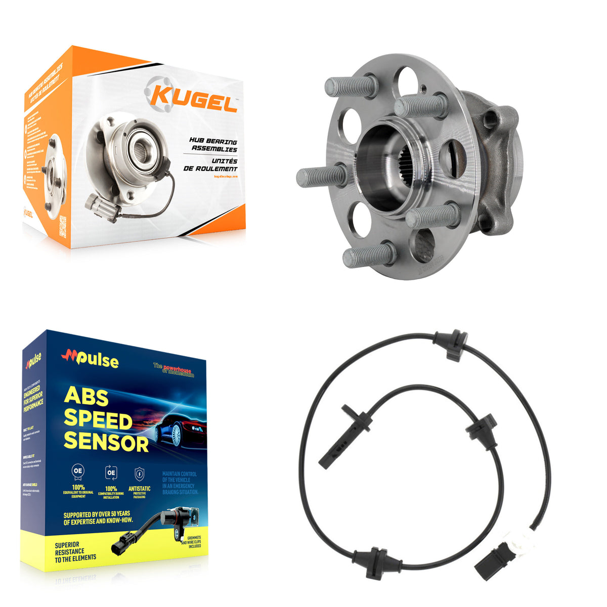 Rear Wheel Hub Bearing And ABS Sensor Kit For Honda Ridgeline K7S-103404