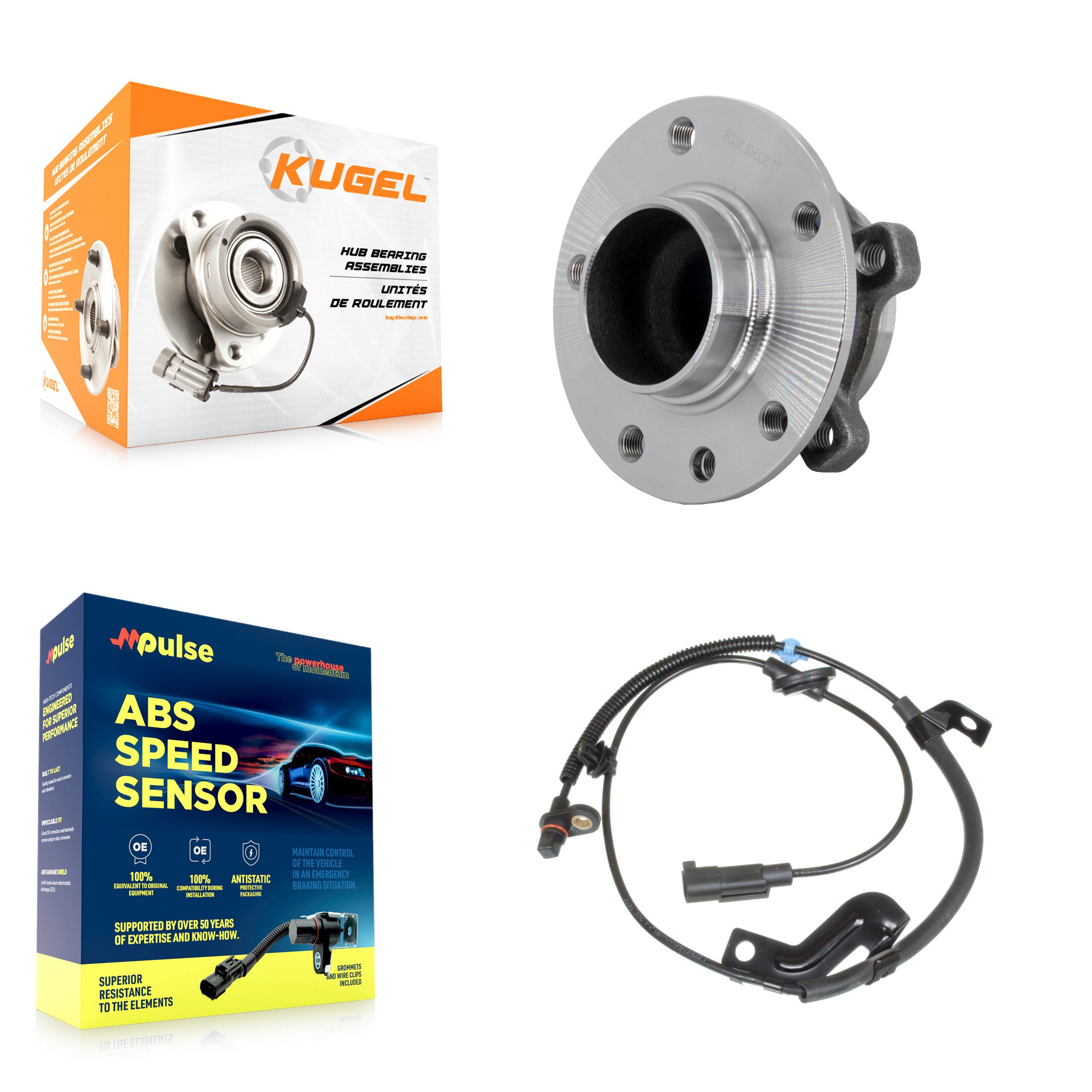 Rear Wheel Hub Bearing And ABS Sensor Kit For Jeep Compass K7S-103406