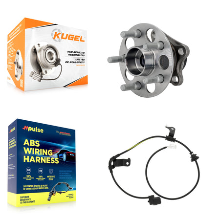 Rear Wheel Hub Bearing And ABS Sensor Kit For Scion xD 1.8L with 4-Wheel K7S-103409