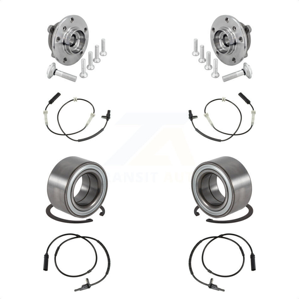 Front Rear Wheel Bearing And ABS Sensor Kit For BMW 230i xDrive M240i K7S-103425