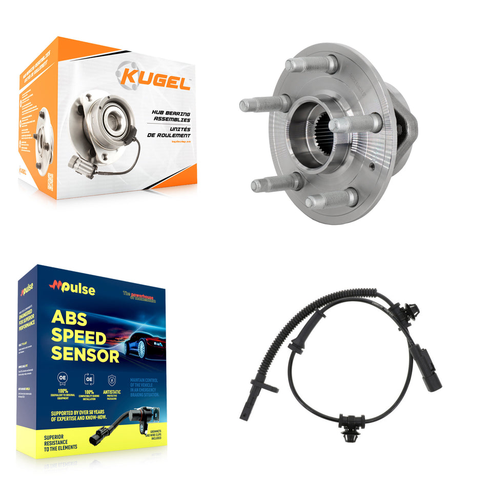 Rear Wheel Hub Bearing And ABS Sensor Kit For Chevrolet Camaro with Harness K7S-103432