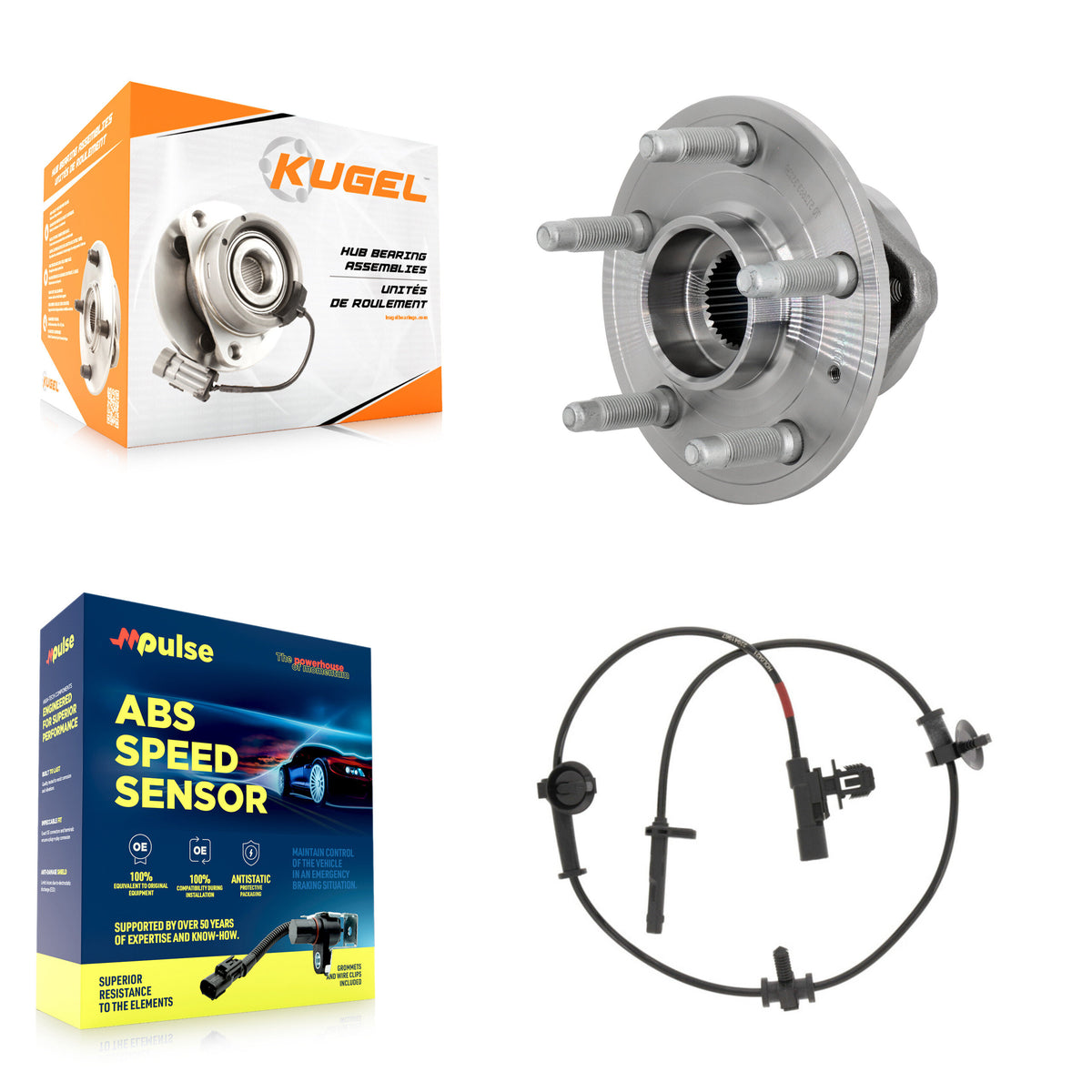 Rear Wheel Hub Bearing And ABS Sensor Kit For Cadillac CTS K7S-103434