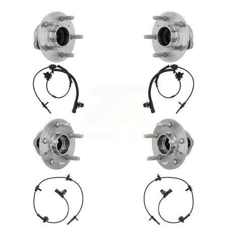 Front Rear Wheel Hub Bearing And ABS Sensor Kit For Cadillac CTS K7S-103443