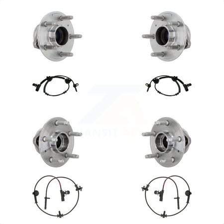 Front Rear Wheel Hub Bearing And ABS Sensor Kit For Cadillac CTS K7S-103444