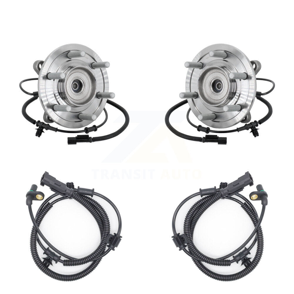 Front Wheel Hub Bearing And ABS Sensor Kit For 2019-2020 Ford F-150 Raptor with Harness K7S-103457