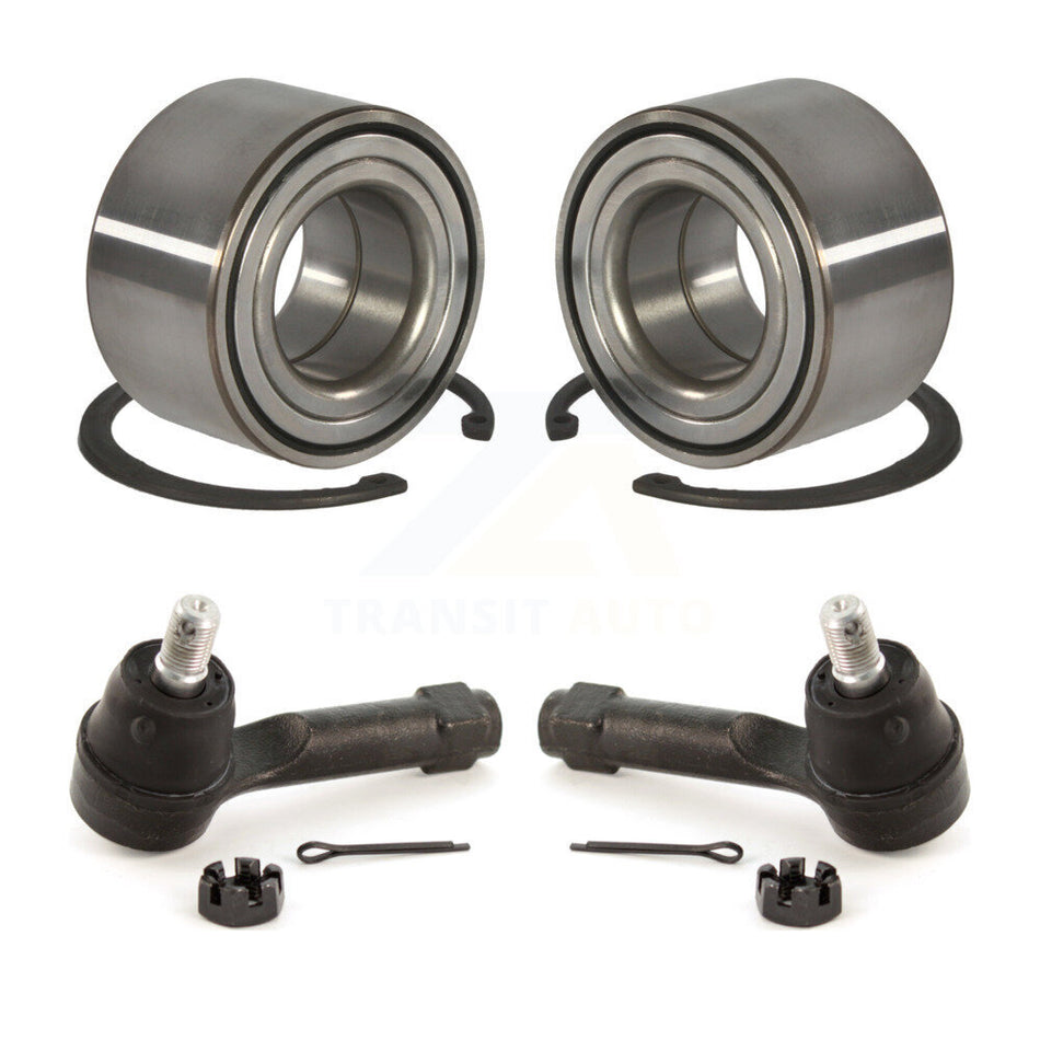Front Wheel Bearing And Tie Rod End Kit For 2000-2006 Nissan Sentra K7T-100024