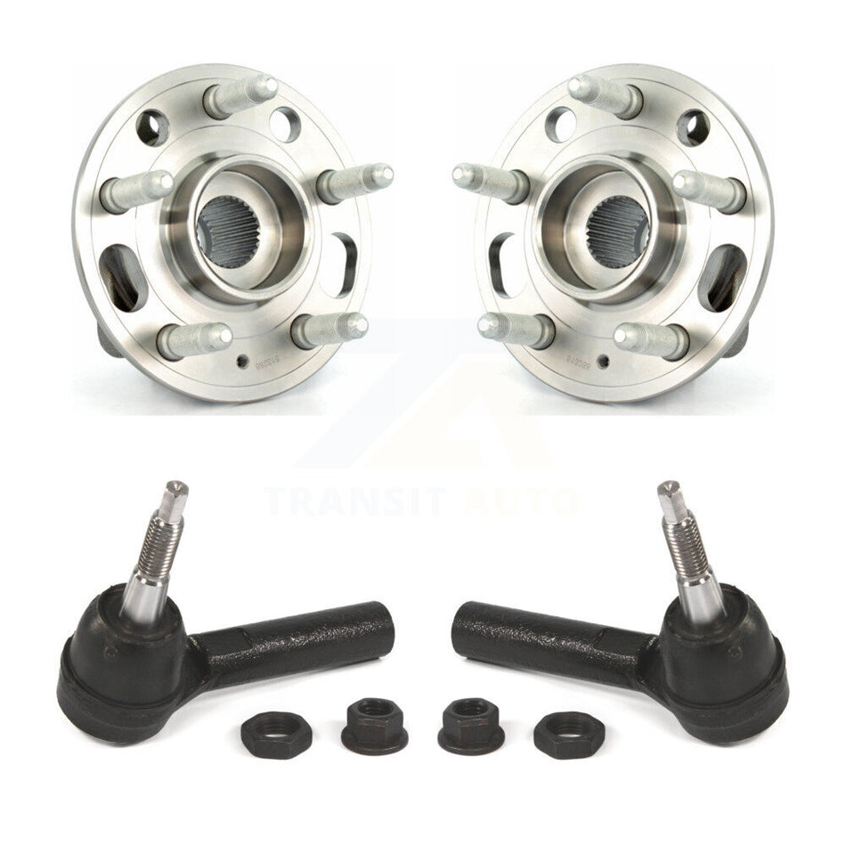 Front Wheel Bearing And Tie Rod End Kit For Chevrolet Malibu Buick Impala LaCrosse Regal Limited K7T-100233