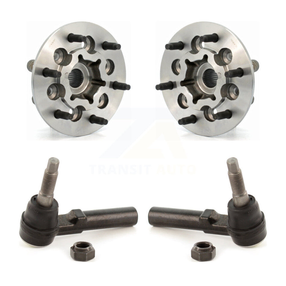 Front Wheel Bearing And Tie Rod End Kit For 2009-2012 Chevrolet Colorado GMC Canyon 4WD K7T-100301