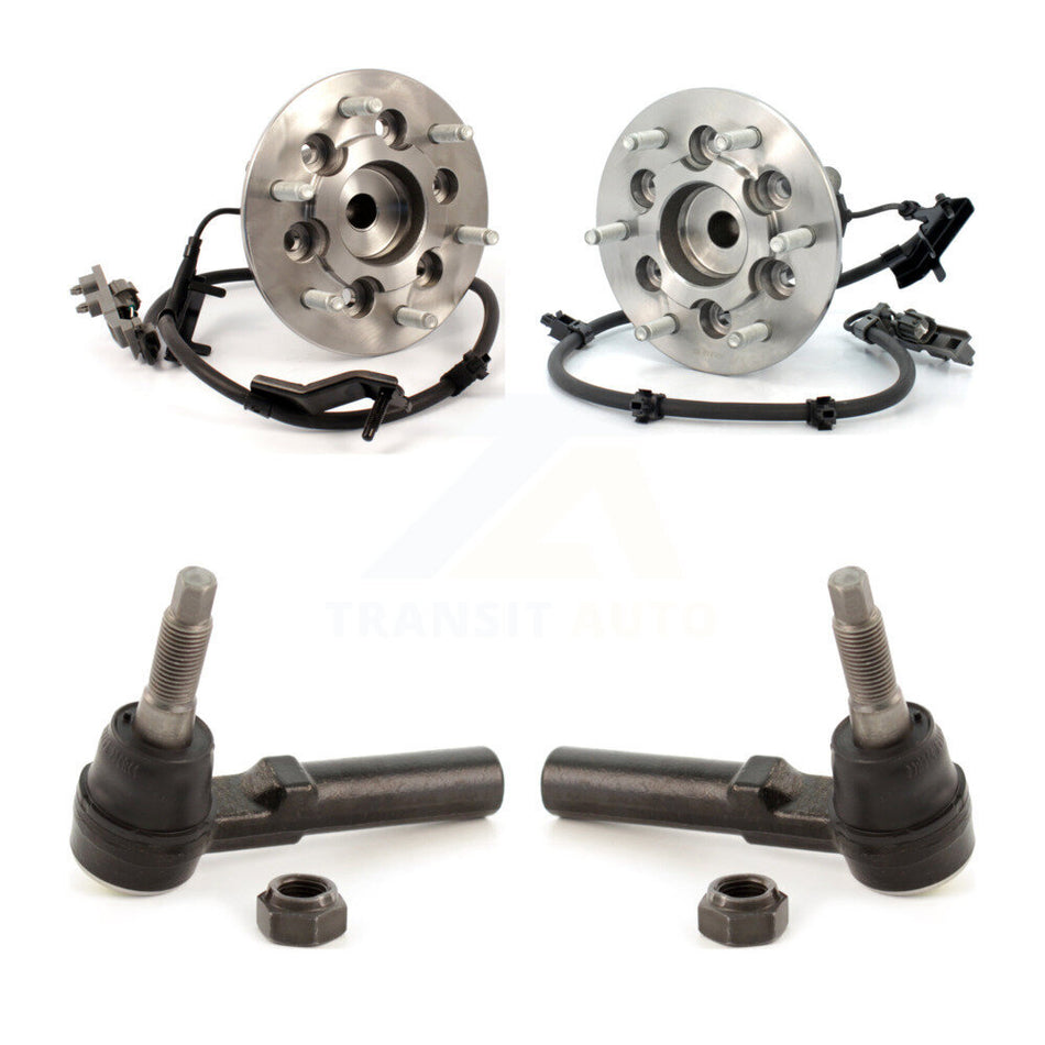 Front Wheel Bearing And Tie Rod End Kit For 2008-2008 Chevrolet Colorado GMC Canyon Isuzu i-290 i-370 Z85 Suspension K7T-100319