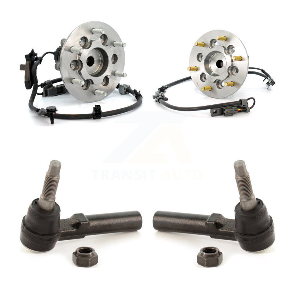 Front Wheel Bearing And Tie Rod End Kit For 2008-2008 Chevrolet Colorado GMC Canyon Isuzu i-290 With Sport Chassis Package (ZQ8) K7T-100321
