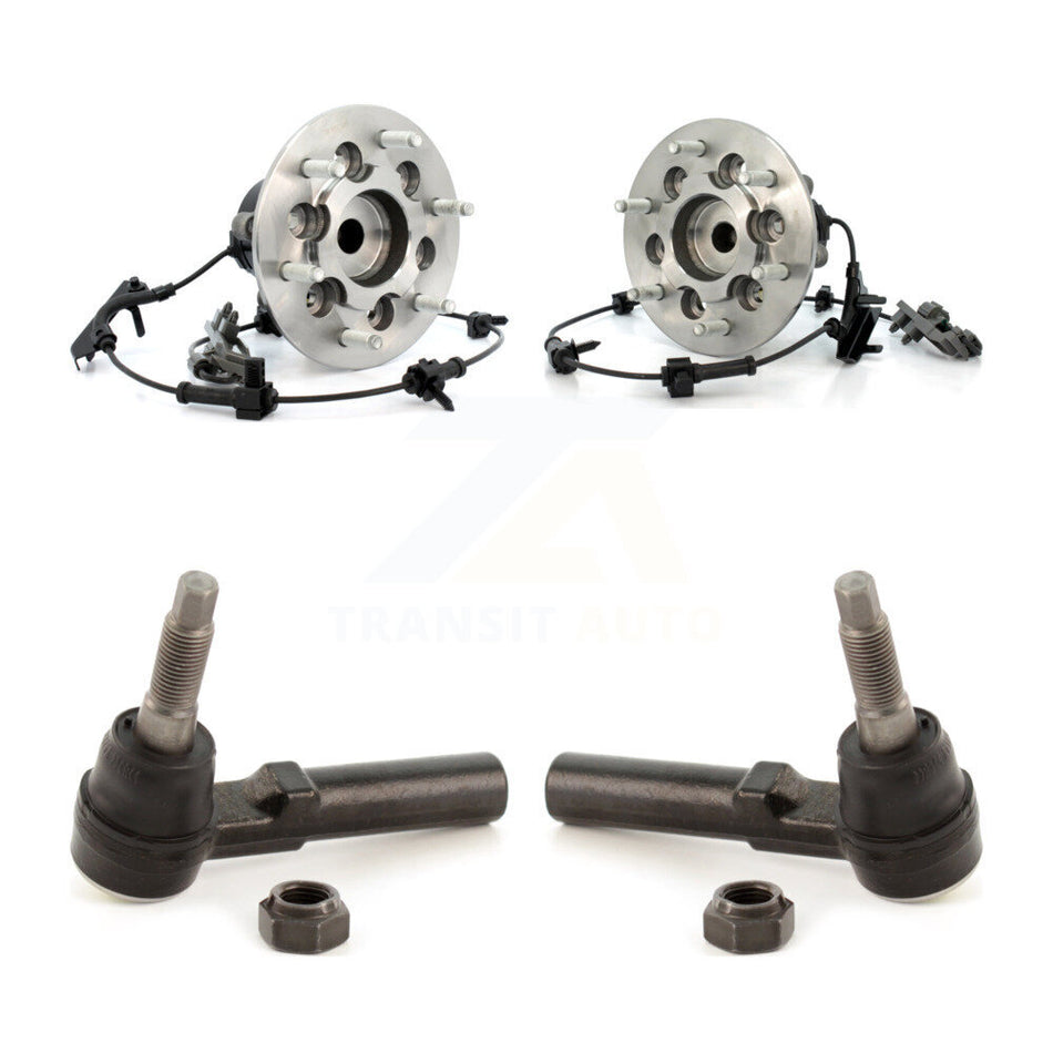 Front Wheel Bearing And Tie Rod End Kit For 2008-2008 Chevrolet Colorado GMC Canyon With Z71 Off-Road Chassis RWD K7T-100324