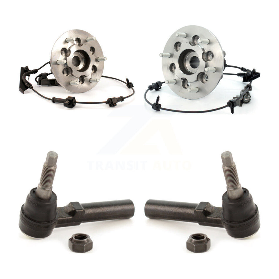 Front Wheel Bearing And Tie Rod End Kit For Chevrolet Colorado GMC Canyon Isuzu i-370 i-350 K7T-100326