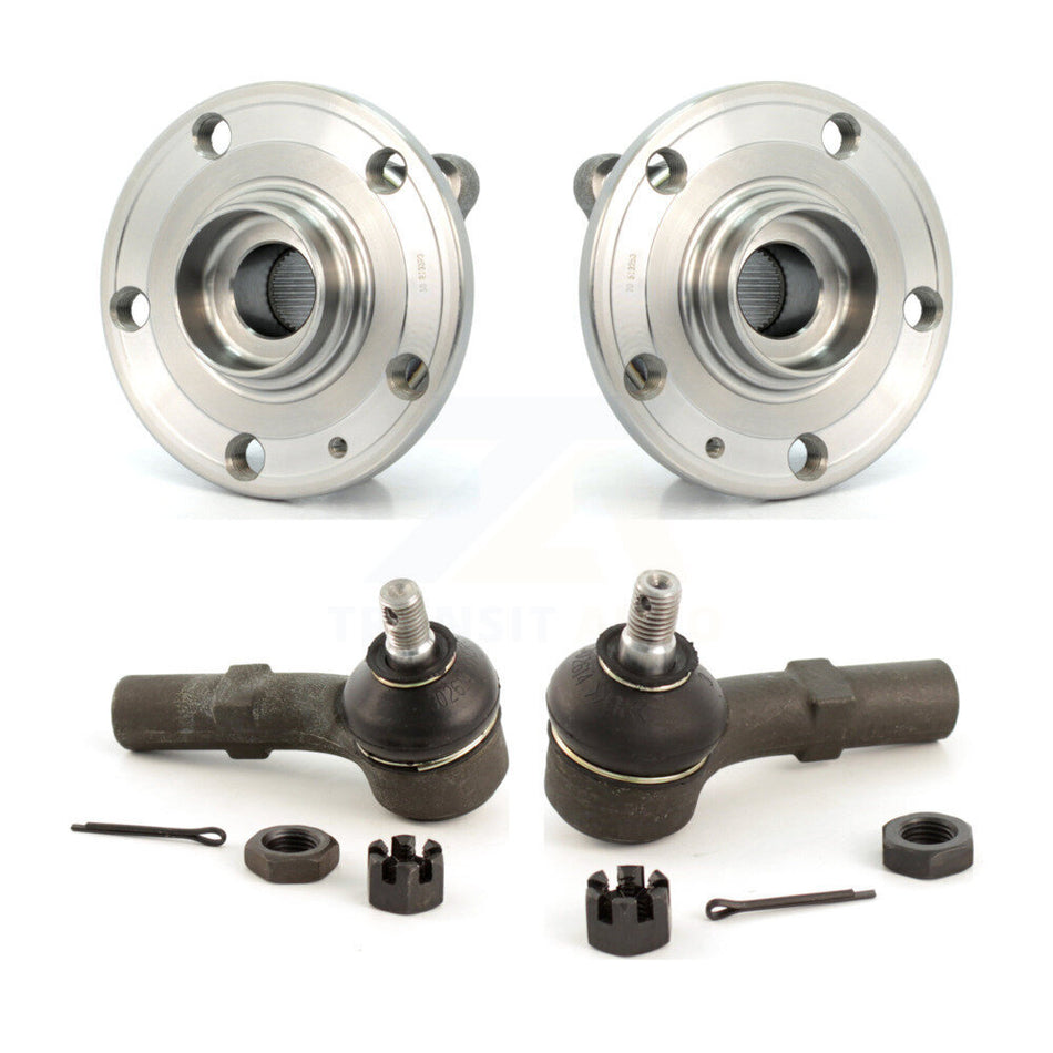 Front Wheel Bearing And Tie Rod End Kit For Volkswagen Jetta Golf City K7T-100358