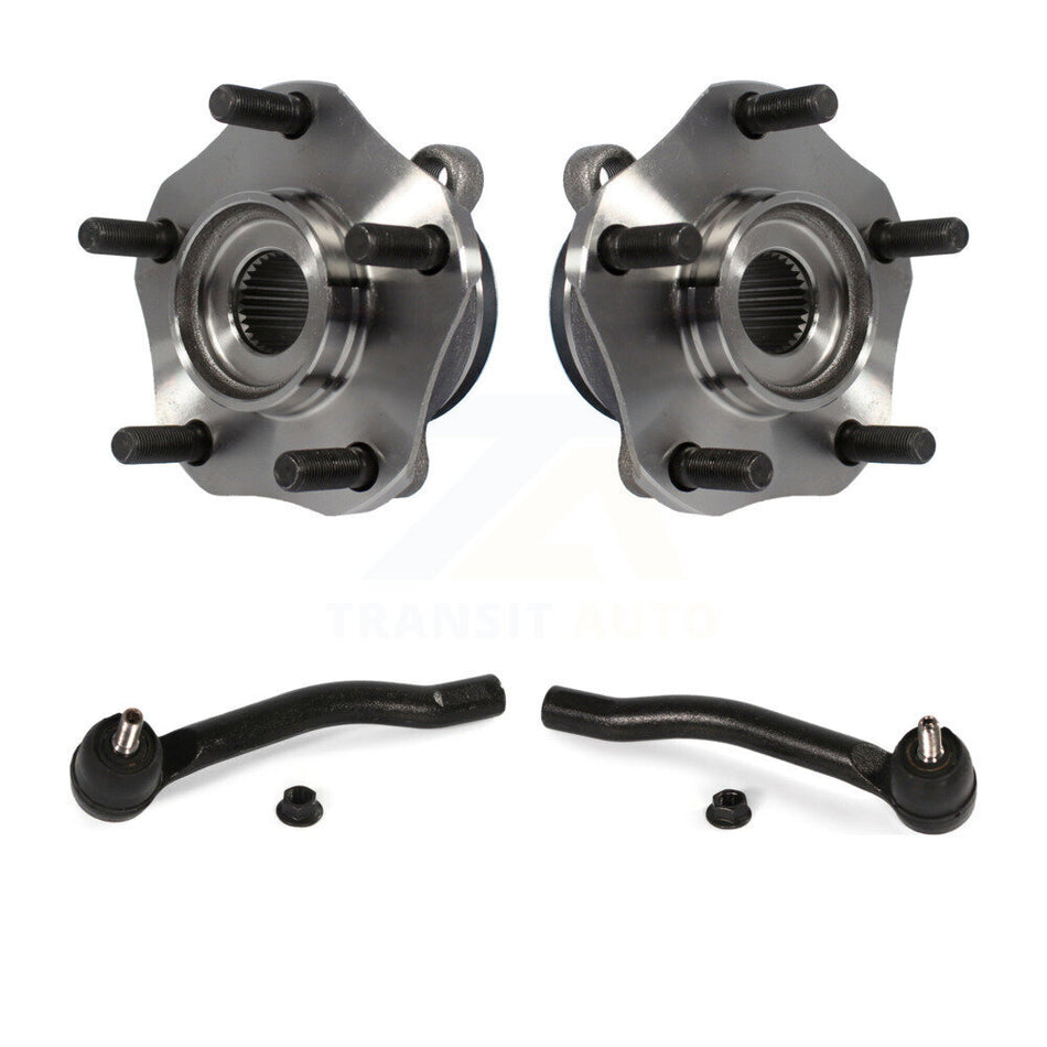 Front Wheel Bearing And Tie Rod End Kit For Nissan Sentra NV200 Leaf LEAF K7T-100412