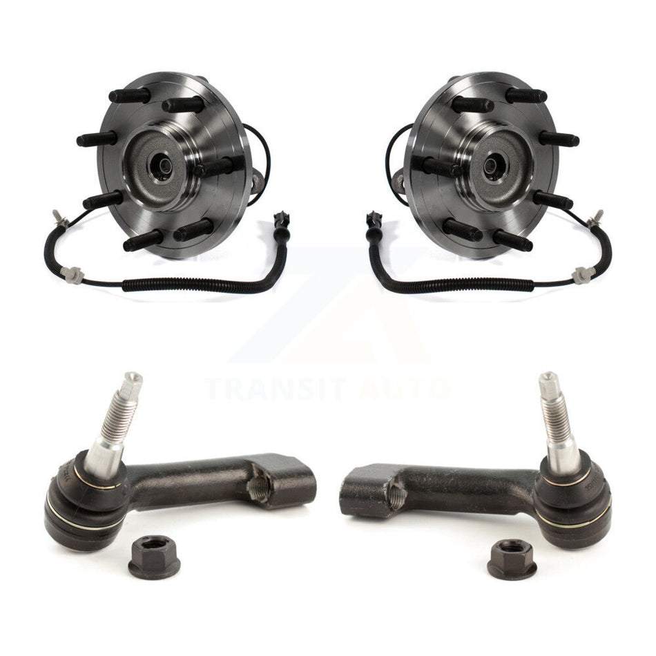 Front Wheel Bearing And Tie Rod End Kit For Ford F-150 With Heavy Duty Payload Package 7 Lug Wheels K7T-100445
