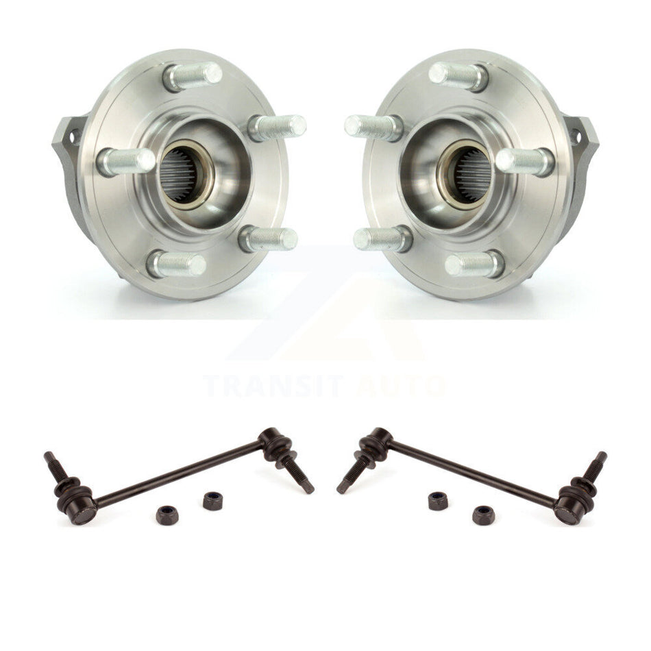 Front Hub Bearing Assembly And Link Kit For Dodge Charger Chrysler 300 Challenger Magnum K7T-100542