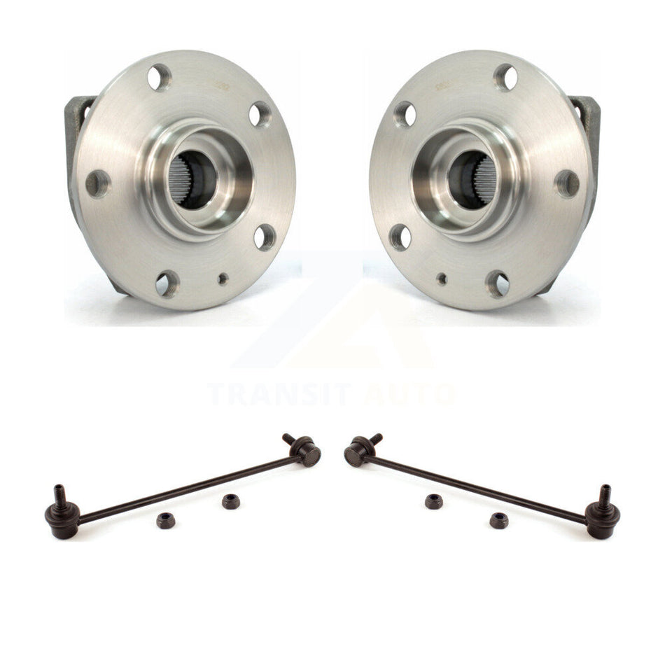 Front Hub Bearing Assembly And Link Kit For Volkswagen Eos Rabbit Golf SportWagen GTI Alltrack e-Golf Audi A3 R K7T-100567