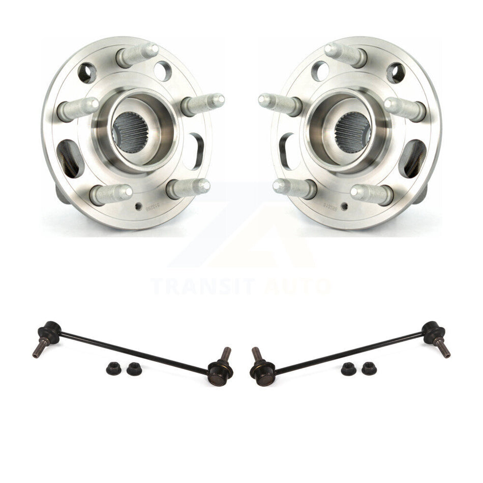 Front Hub Bearing Assembly And Link Kit For Chevrolet Malibu Buick Impala LaCrosse Regal Cadillac XTS Limited K7T-100591