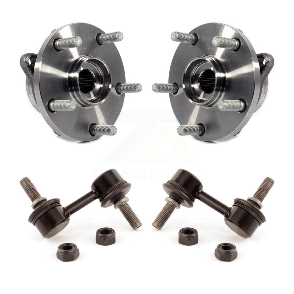 Front Hub Bearing Assembly And Link Kit For Subaru Impreza WRX STI K7T-100598