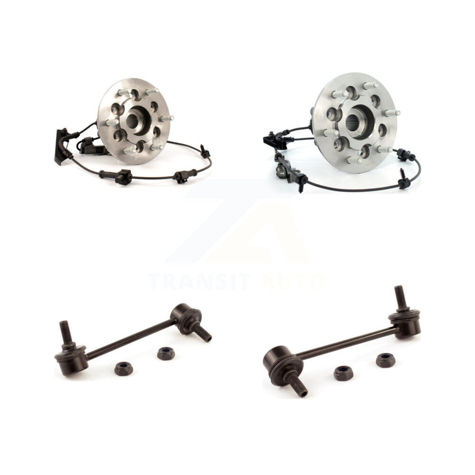 Front Hub Bearing Assembly And Link Kit For Chevrolet Colorado GMC Canyon Isuzu i-370 i-350 K7T-100755