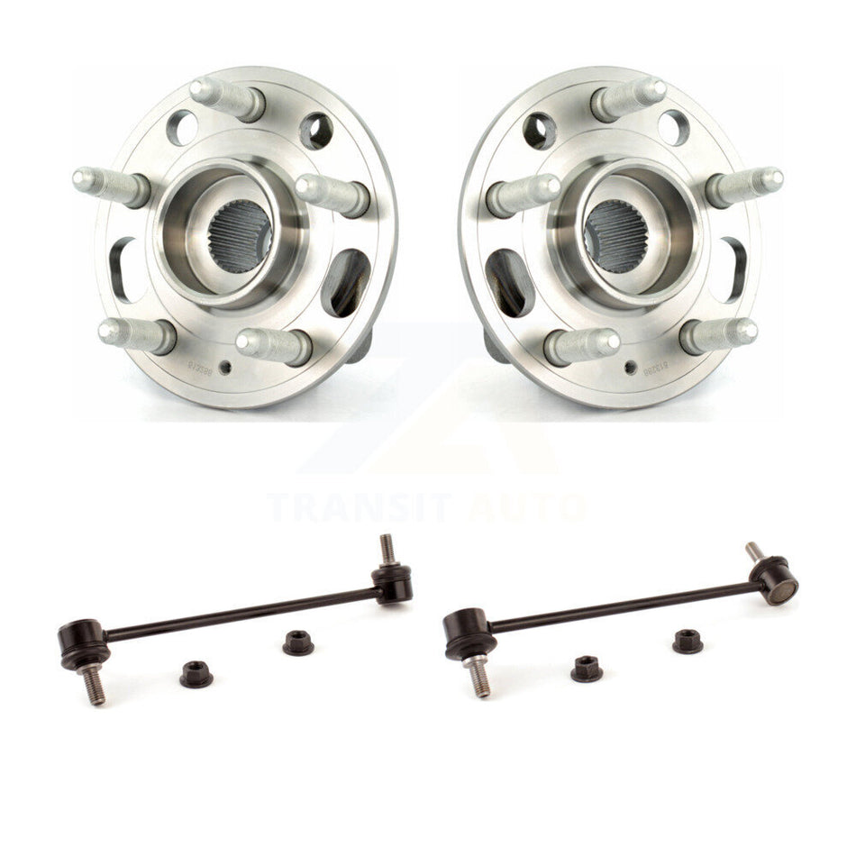 Front Hub Bearing Assembly And Link Kit For 2010-2017 Chevrolet Equinox GMC Terrain K7T-100779