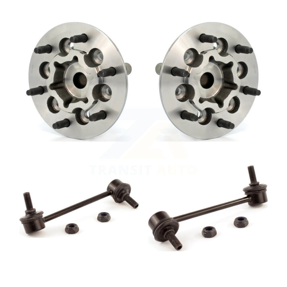 Front Hub Bearing Assembly And Link Kit For 2009-2012 Chevrolet Colorado GMC Canyon With Z71 Off Road Package RWD K7T-100816