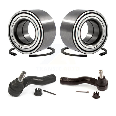 Front Wheel Bearing & Tie Rod End Kit For Ford Fusion Mazda 6 Lincoln MKZ Zephyr Mercury K7T-101128