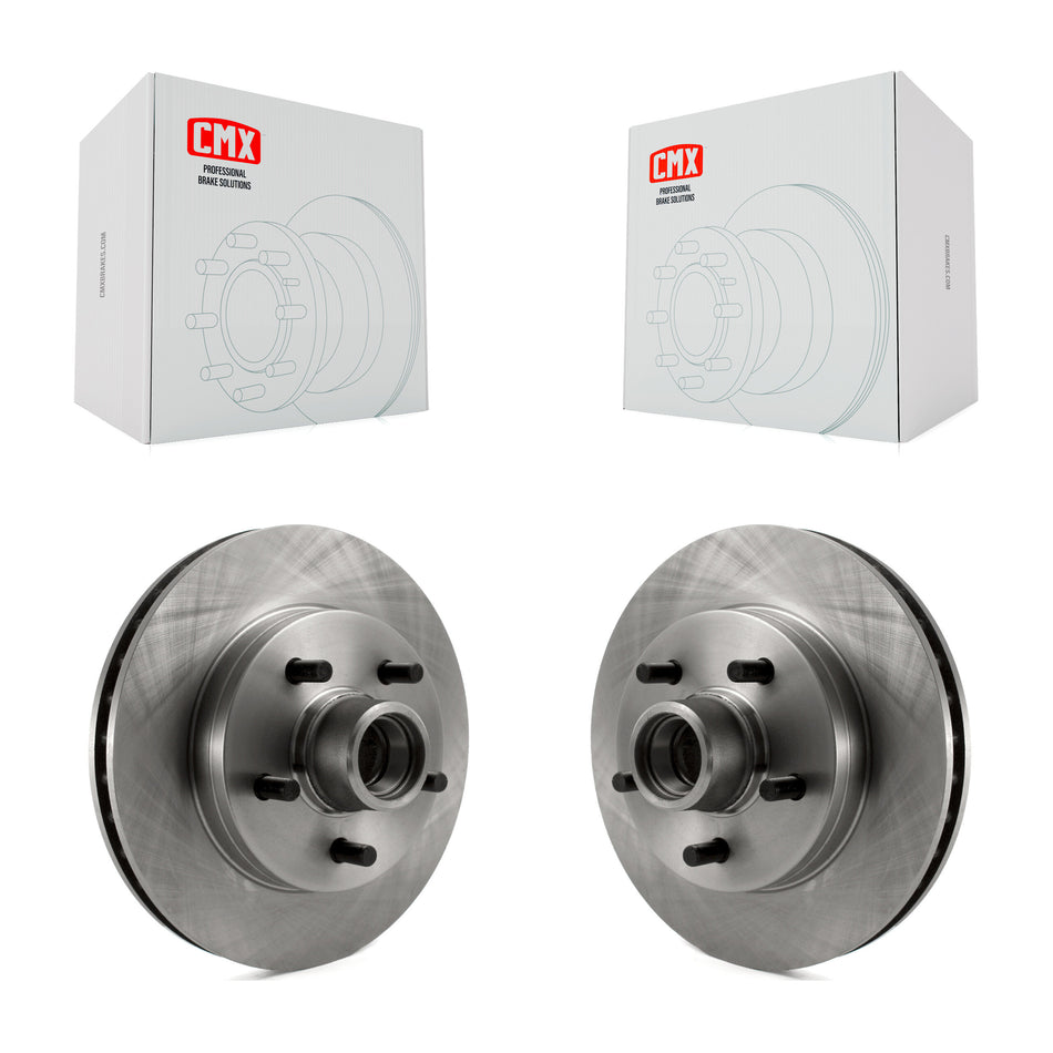 Front Disc Brake Rotors And Hub Assembly Pair For Chevrolet C1500 GMC Tahoe Suburban Yukon Express 1500 Savana K8-100006