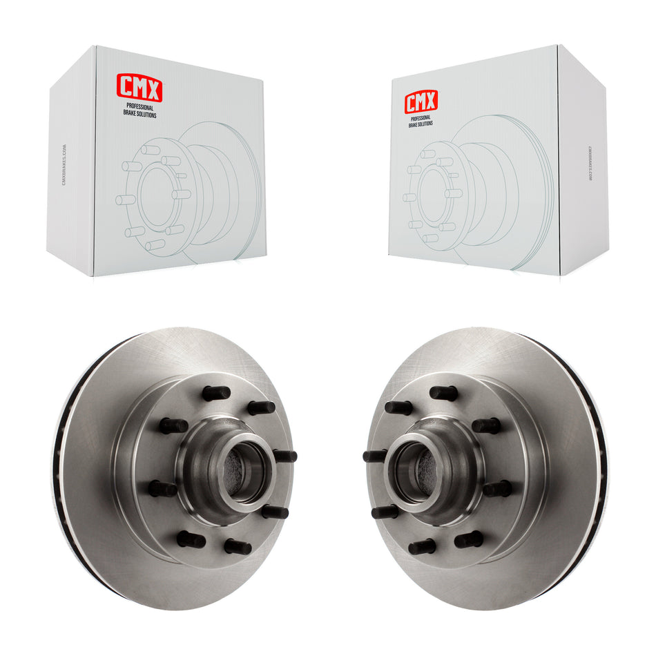 Front Disc Brake Rotors And Hub Assembly Pair For Chevrolet Tahoe GMC C2500 Express 3500 C3500 C1500 Suburban 2500 Savana Yukon G3500 K8-100007