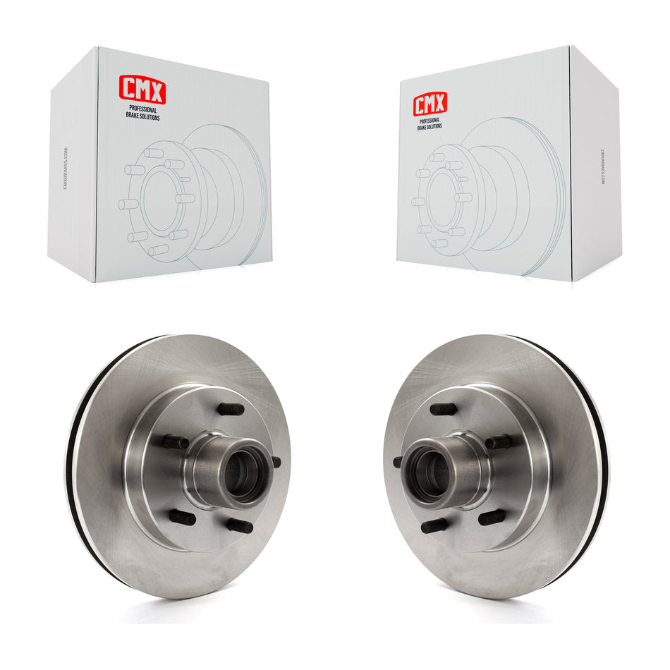 Front Disc Brake Rotors And Hub Assembly Pair For Chevrolet S10 GMC Sonoma Blazer Jimmy Isuzu Hombre S15 K8-100010