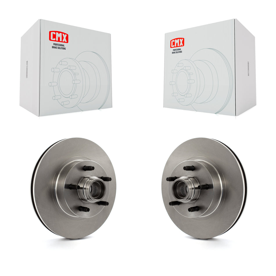 Front Disc Brake Rotors And Hub Assembly Pair For Ford Ranger Explorer Mazda Mercury Mountaineer B3000 B2300 B4000 B2500 K8-100026