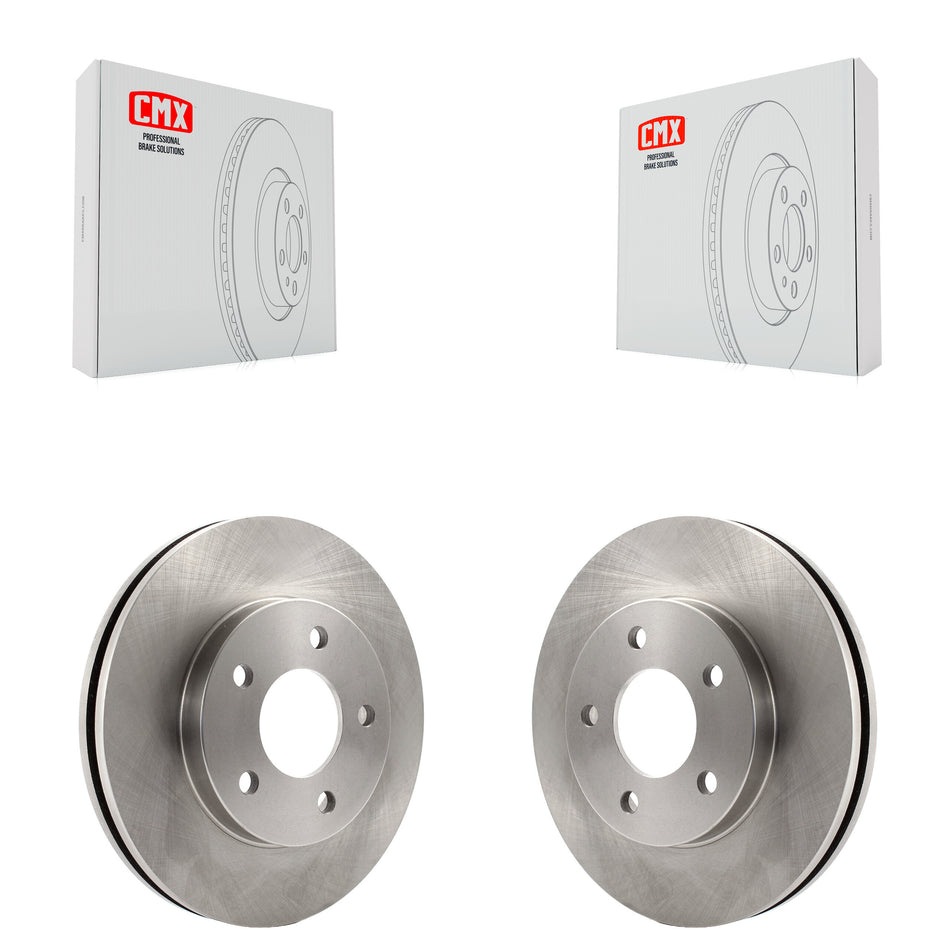 Front Disc Brake Rotors Pair For Buick Rendezvous Pontiac Aztek K8-100072