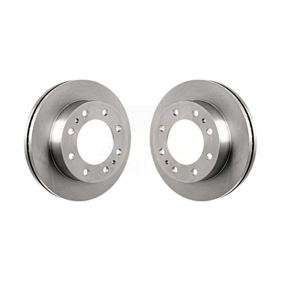 Front Disc Brake Rotors Pair For Chevrolet Express 3500 GMC Savana Silverado HD Sierra Classic 4500 K8-100073