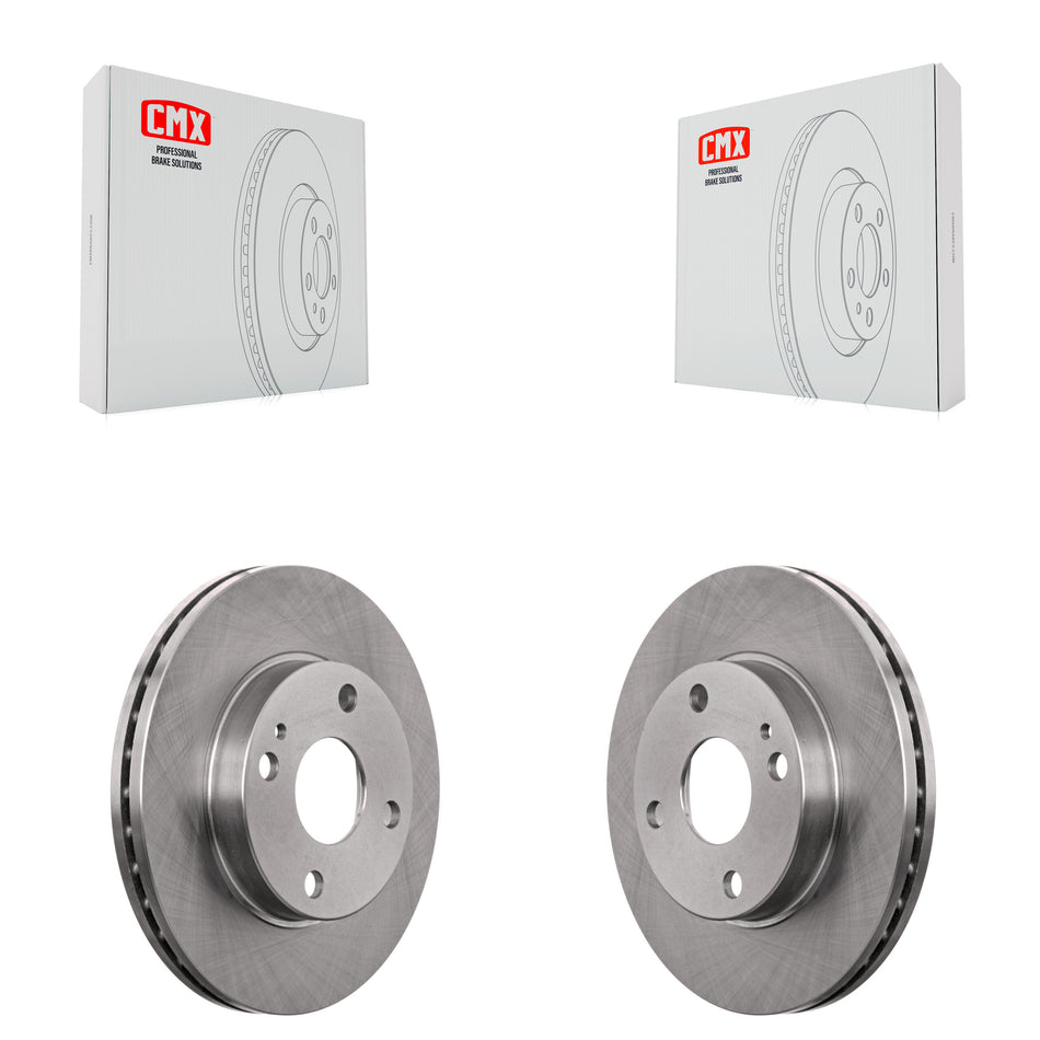 Front Disc Brake Rotors Pair For Mazda Protege Ford Escort Mercury Tracer Kia Rio Aspire 323 K8-100131