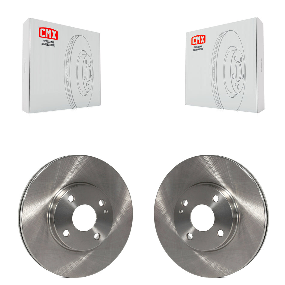 Front Disc Brake Rotors Pair For Ford Escort Mazda Protege Mercury Tracer MX-3 K8-100132