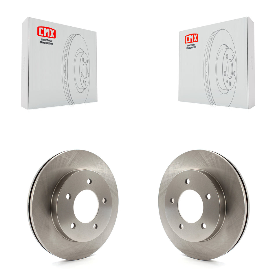 Front Disc Brake Rotors Pair For Ford F-150 Heritage 4WD K8-100142