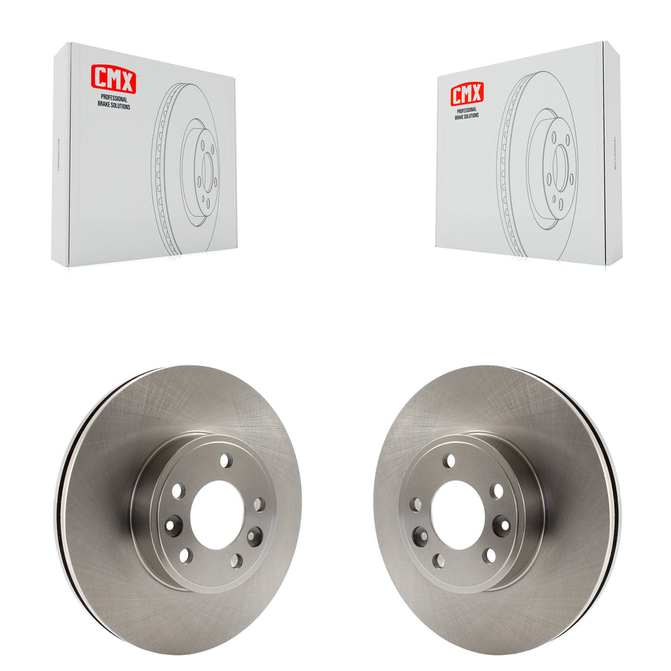 Front Disc Brake Rotors Pair For 1998-2002 Mercury Grand Marquis Lincoln Town Car Ford Crown Victoria K8-100145