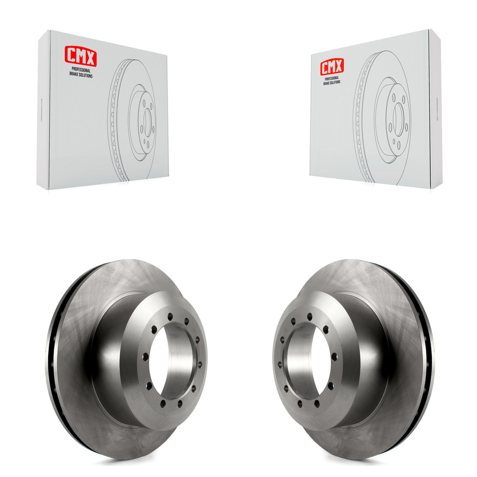 Front Disc Brake Rotors Pair For Ford F59 F-53 Motorhome Chassis F-59 Commercial Stripped K8-100149