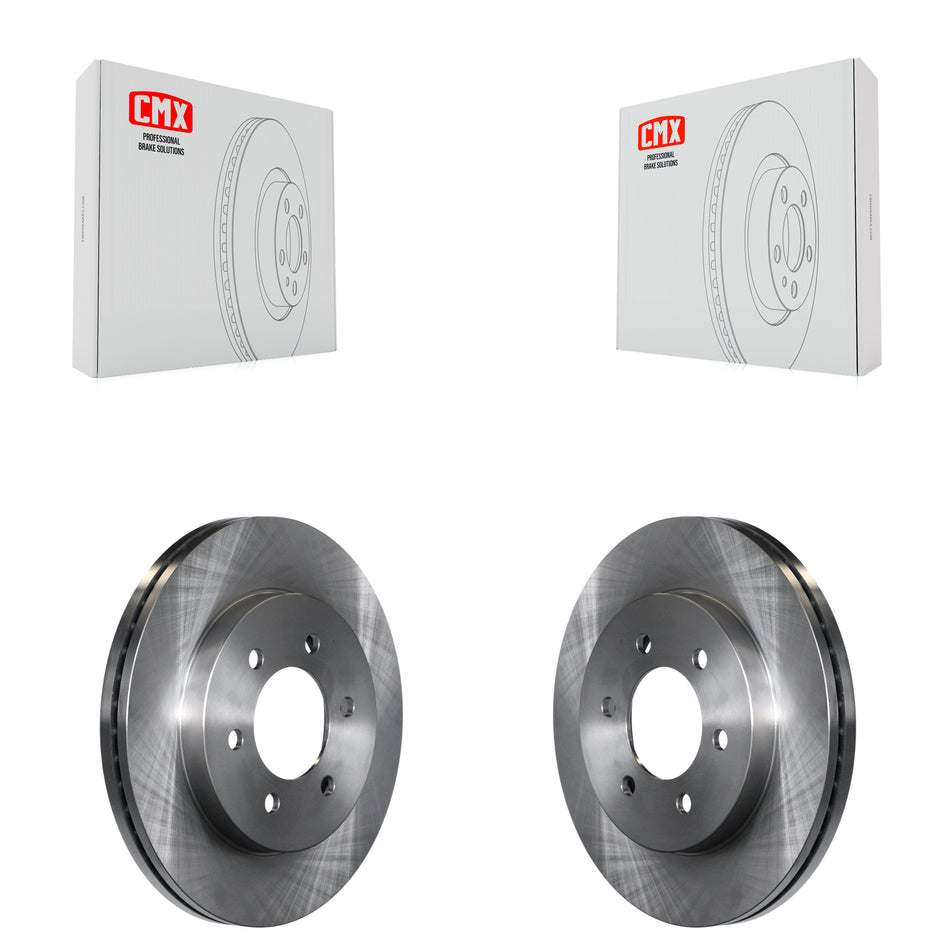 Front Disc Brake Rotors Pair For Ford F-150 Lincoln Mark LT With 6 Lug Wheels 4WD K8-100162