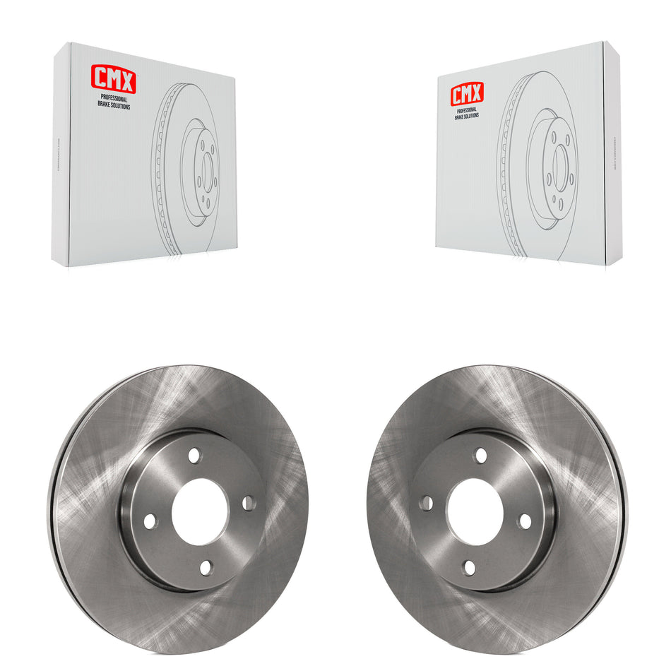 Front Disc Brake Rotors Pair For 2005-2007 Ford Focus K8-100170