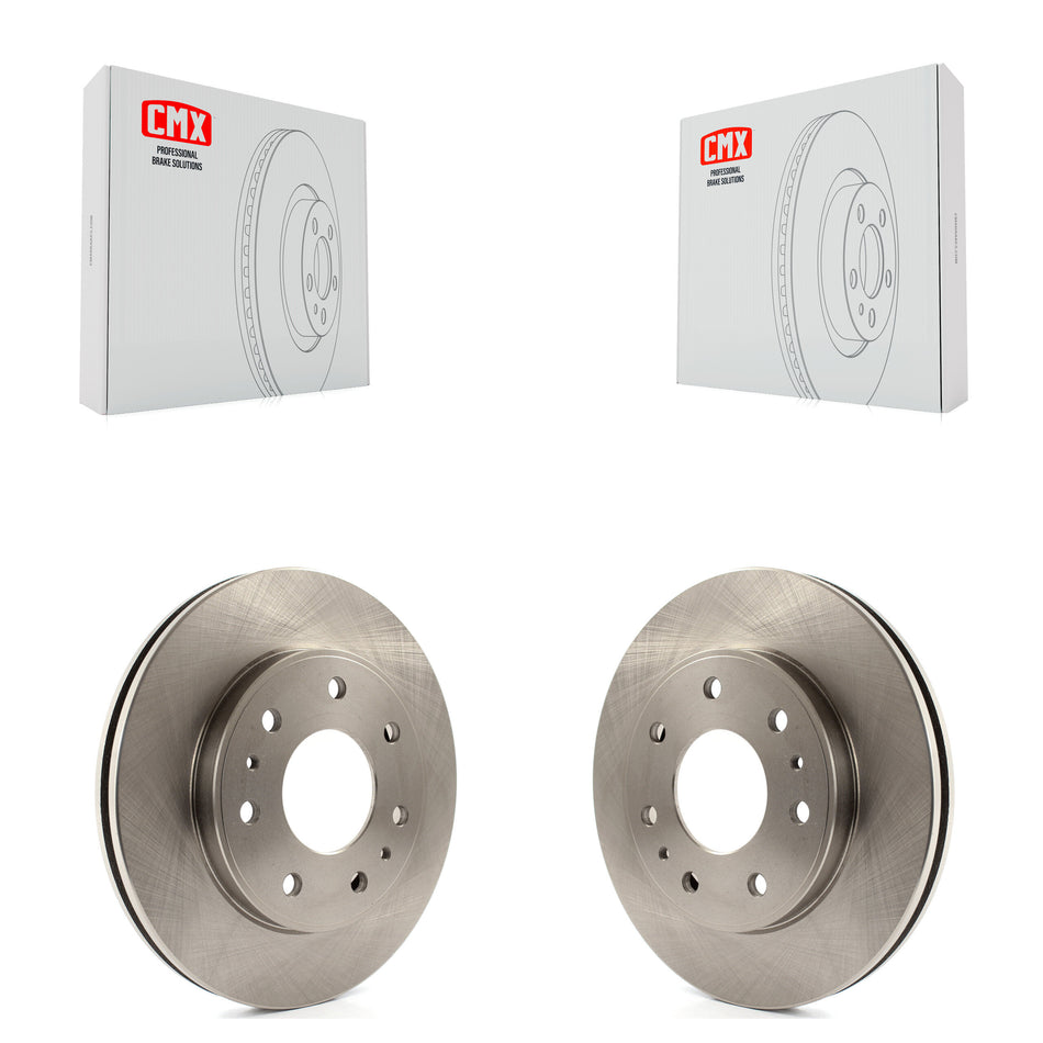 Front Disc Brake Rotors Pair For 2009 Ford F-150 With 7 Lug Wheels K8-100182