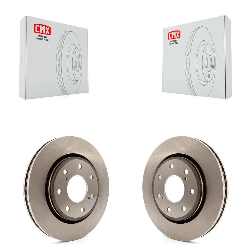 Front Disc Brake Rotors Pair For 2010-2014 Ford F-150 With 7 Lug Wheels K8-100186