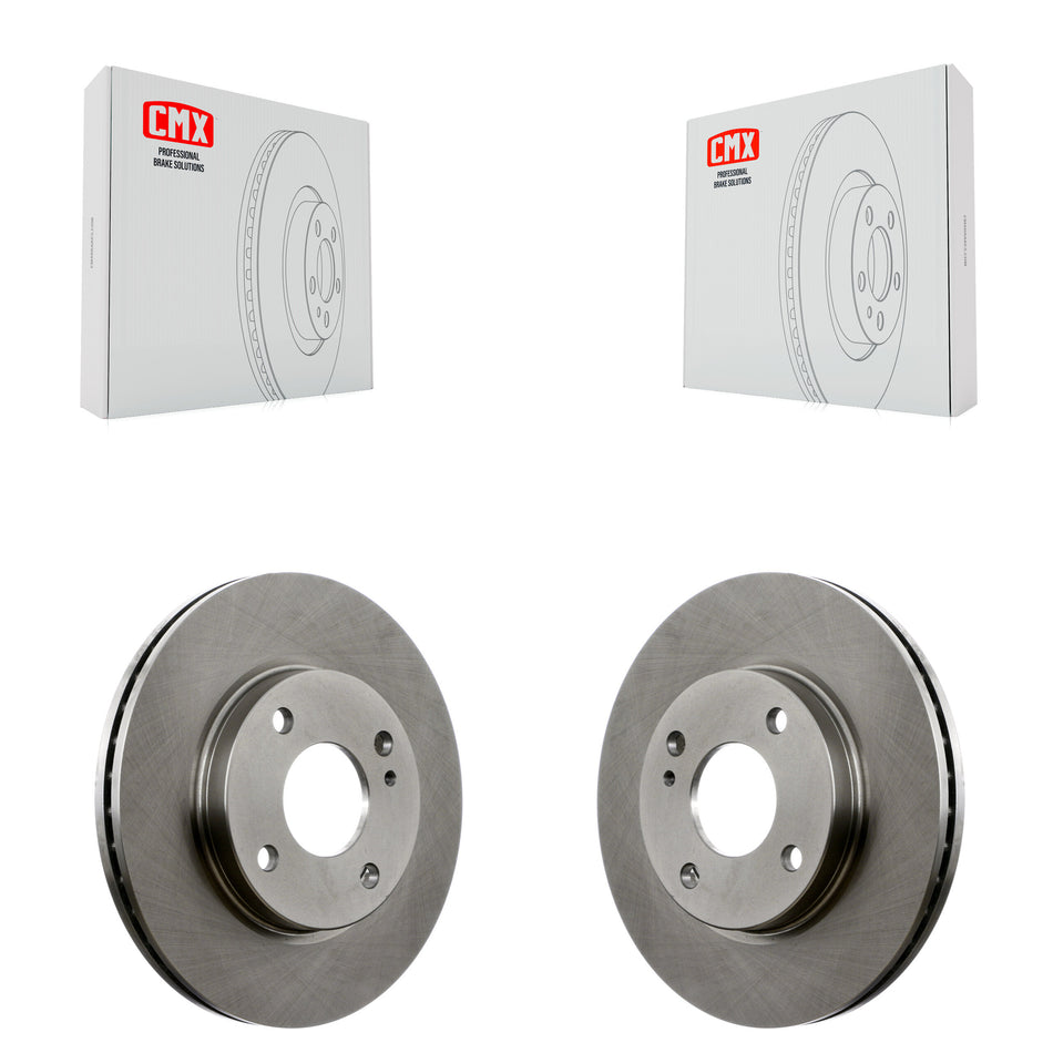 Front Disc Brake Rotors Pair For Ford Fiesta K8-100188