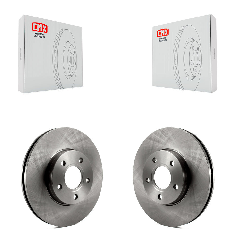 Front Disc Brake Rotors Pair For Ford Focus C-Max K8-100189