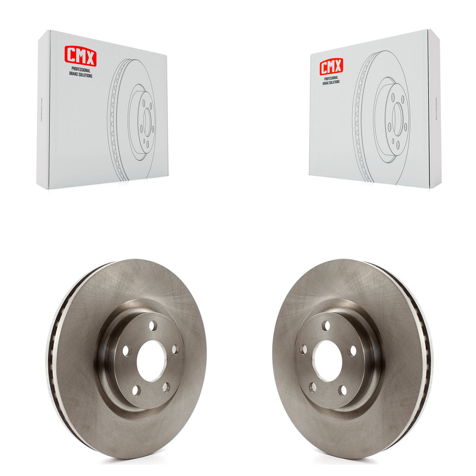 Front Disc Brake Rotors Pair For Ford Edge Lincoln Continental Police Responder Hybrid SSV Plug-In K8-100196