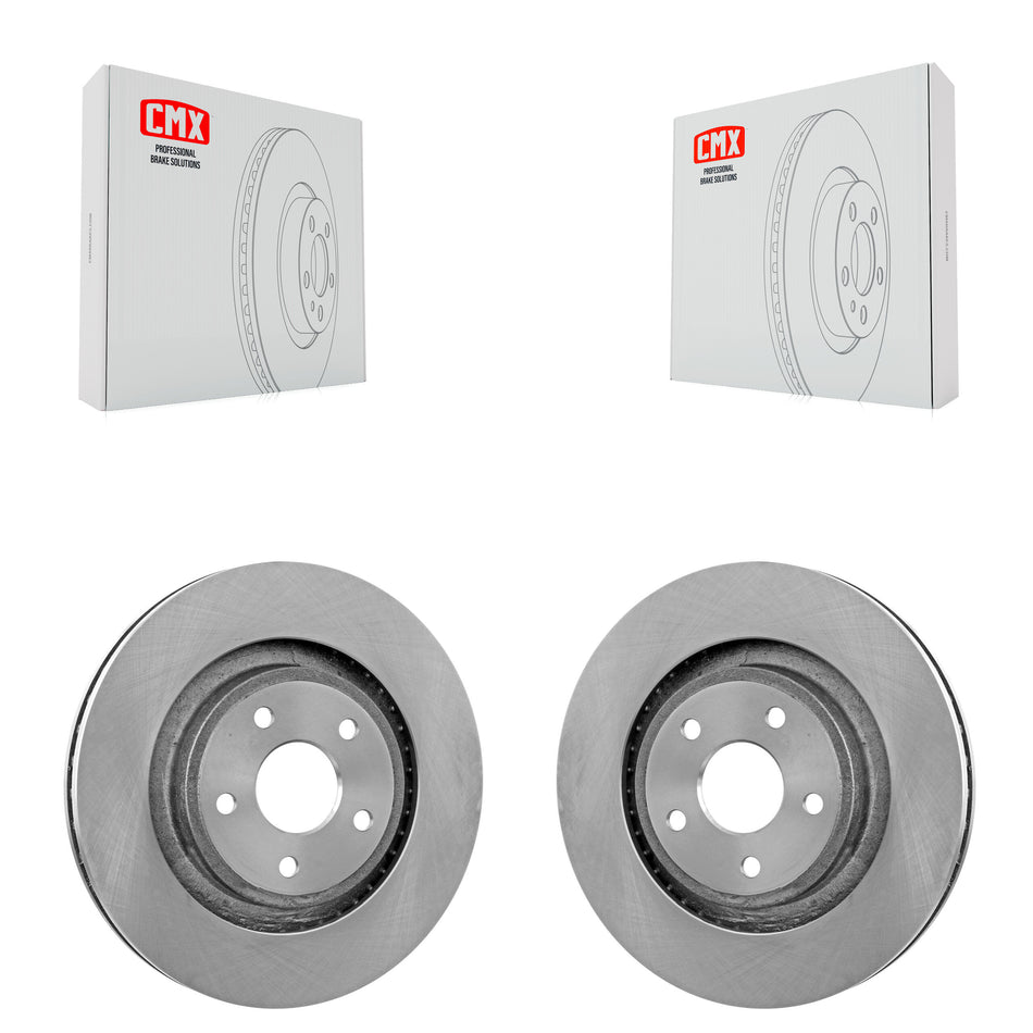 Front Disc Brake Rotors Pair For 2006-2010 Jeep Grand Cherokee SRT8 K8-100235