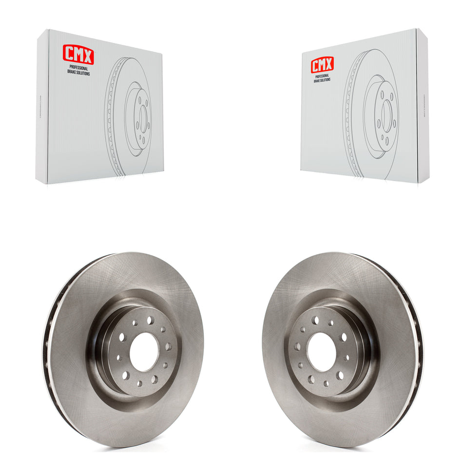 Front Disc Brake Rotors Pair For 2014-2020 Fiat 500L K8-100254