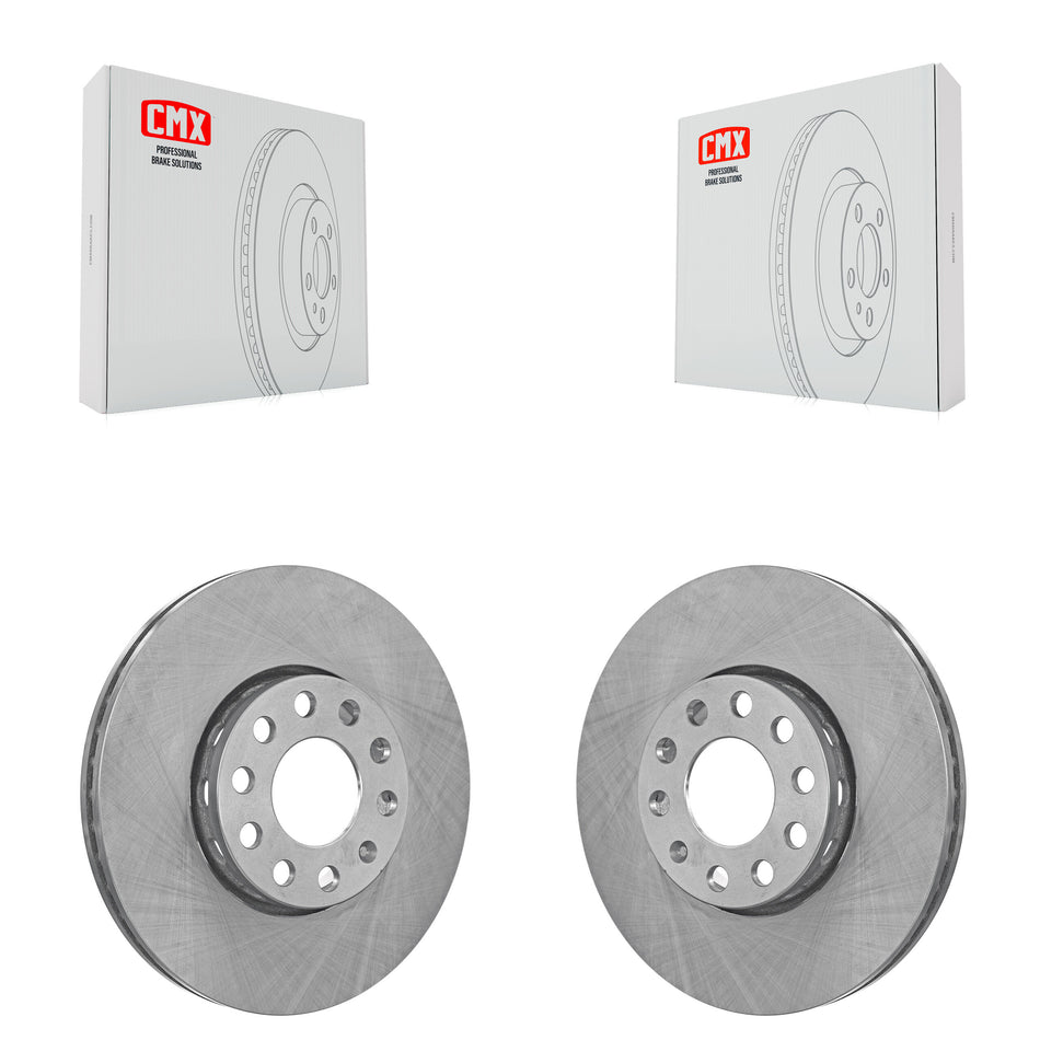 Front Disc Brake Rotors Pair For Audi Volkswagen Passat A4 Quattro A6 100 S6 K8-100279