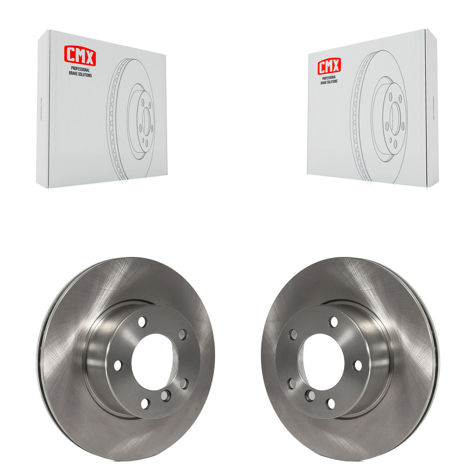 Front Disc Brake Rotors Pair For BMW 528i 525i K8-100308